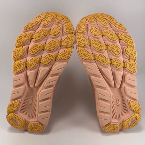 Hoka One One Rincon 3 Running Shoes Womens Size 7 D Wide Athletic Orange Peach - Picture 8 of 9